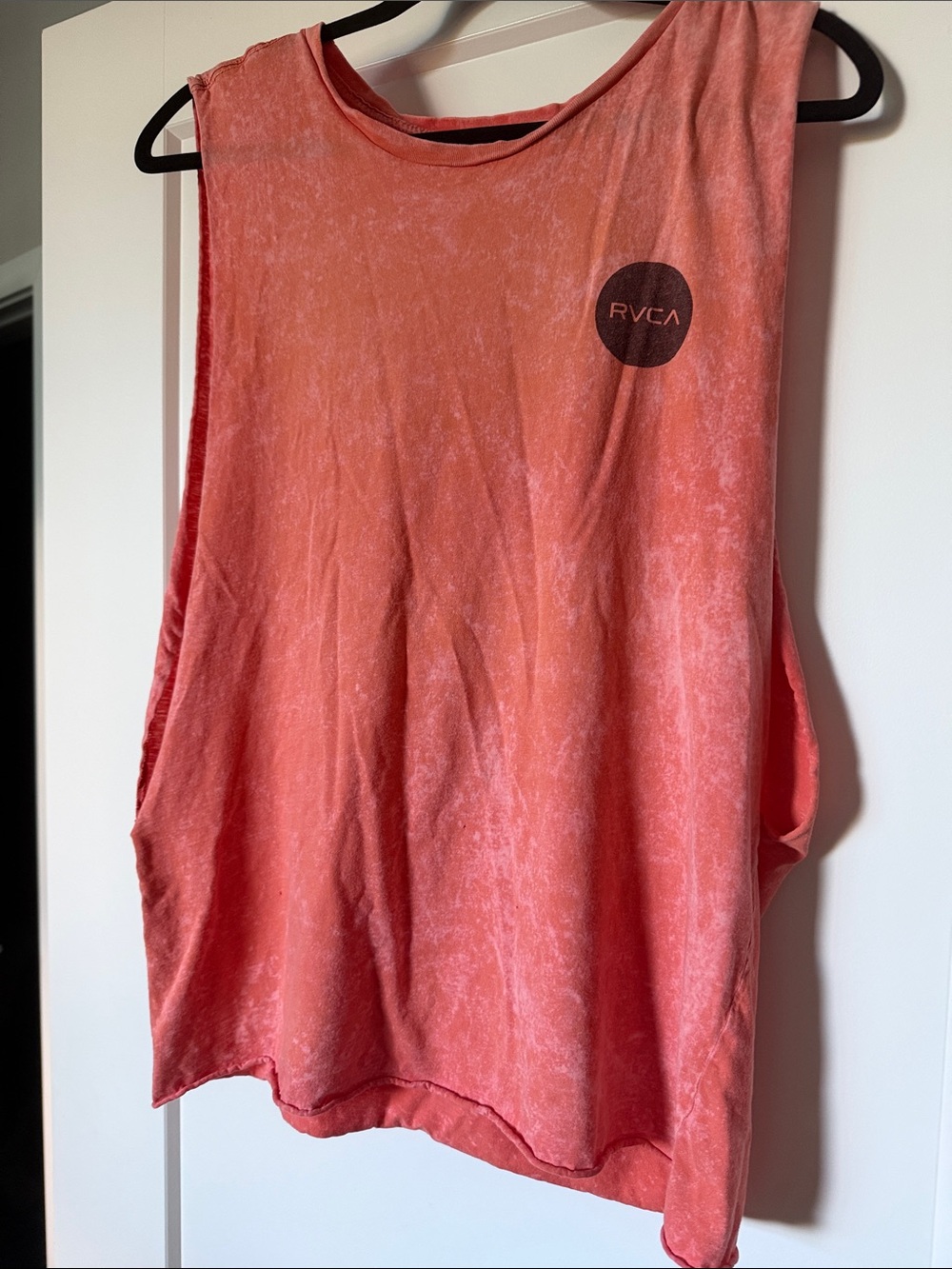 RVCA Coral Artist Network Muscle Tank Top Size S